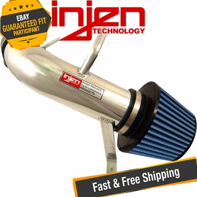 Entrada de ar Injen SP1476P ram curta polida para 2002-2005 Honda Civic Si 2.0L L4 - Imagem 1 de 4