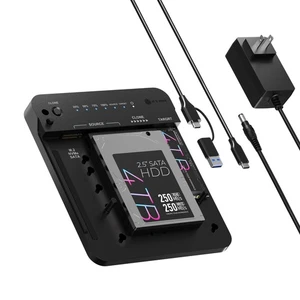 M.2 NVMe & SATA SSD/HDD Docking Station, USB-C 3.2 Gen 2 (10 Gbps) Hard Drive... - Picture 1 of 8