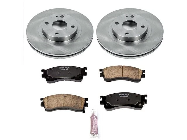 前刹车片和转子套件 71CBWX19 适用于马自达 Protege 2002 2001 2003 — 第 1/1 张图片