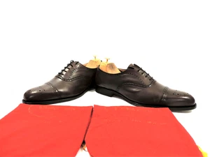 Zapatos para hombre Church's Brogues grado personalizado marrón 12 F EE. UU. 13 EU 46 usados dos veces - Imagen 1 de 12