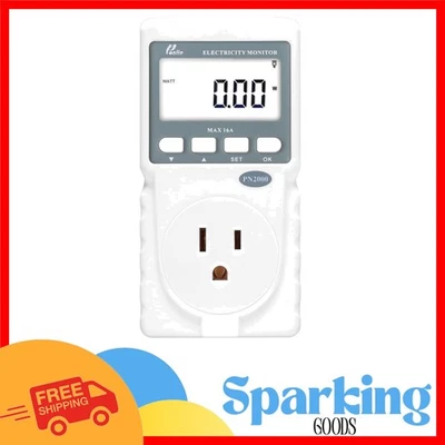 Professional Power Consumption Meter with Backlit Screen for Accurate Readings - Image 1 of 4