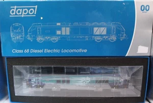 Dapol DRS Class 68 Spur OO “ Intrepid “ 68002.  DRS Livery DCC ready - Bild 1 von 6