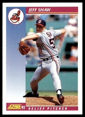 1992 Score Jeff Shaw Cleveland Indians #624 - Image 1 of 2