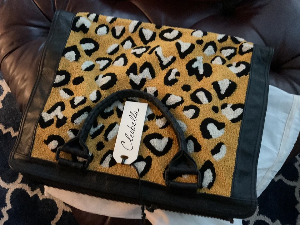 Bolso de Viaje Free People Cleobella NUEVO CON ETIQUETAS PRECIOSO Soho Leopardo NUEVO con etiquetas Foto 1 de 4