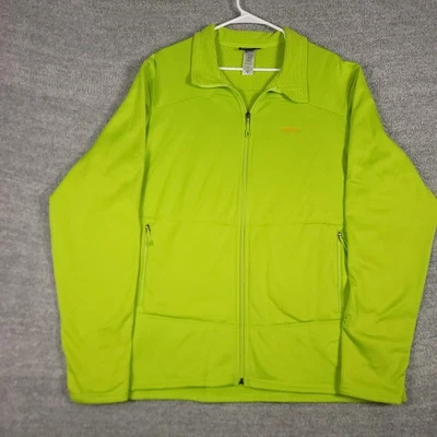 Chaqueta Patagonia Para Hombres 2XL Verde Polartec Power Dry Grid Vellón Cremallera Completa Serie R Foto 1 de 4