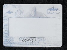 2016 Leaf Lumber Kings Game-Used Sticks Printing Plate Black 1/1 Vladimir Krutov