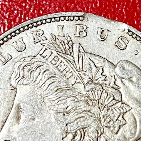 1921 MORGAN DOLLAR CLIPPED PLANCHET MINT ERROR! Cover