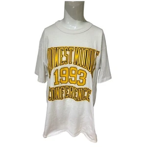 90s Vintage Russell Midwest Middle Conference Single Stitch T-Shirt Gr. L College - Bild 1 von 4