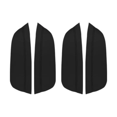 ALL BLACK Leather Door Panel Armrest Lid Box Cover For 2005-2008 Hyundai Sonata - Imagem 1 de 4