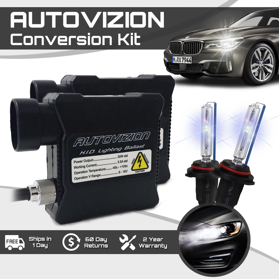 Autovizion Xenon Light HID KIT for Dodge Ram 1500 2500 Year 2010 to 2017 - Image 1 of 4