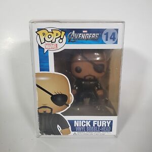 Funko POP! Nick Fury #14 Marvel The Avengers With Box Protector 
