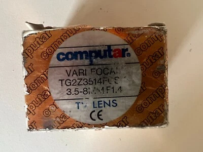 NEW-Computar Vari-Focal Lens 3.5-8mm F1.4 TG2Z3514FCS - Image 1 of 4