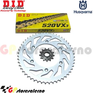 GP5 KIT TRASMISSIONE DID CATENA CORONA PIGNONE HUSQVARNA 250 FE 4T 2016 - Foto 1 di 1