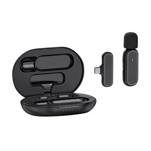 Lavalier Microphone Audio Video Recording Mic For iPhone 15 For Android Phones - Afbeelding 1 van 19