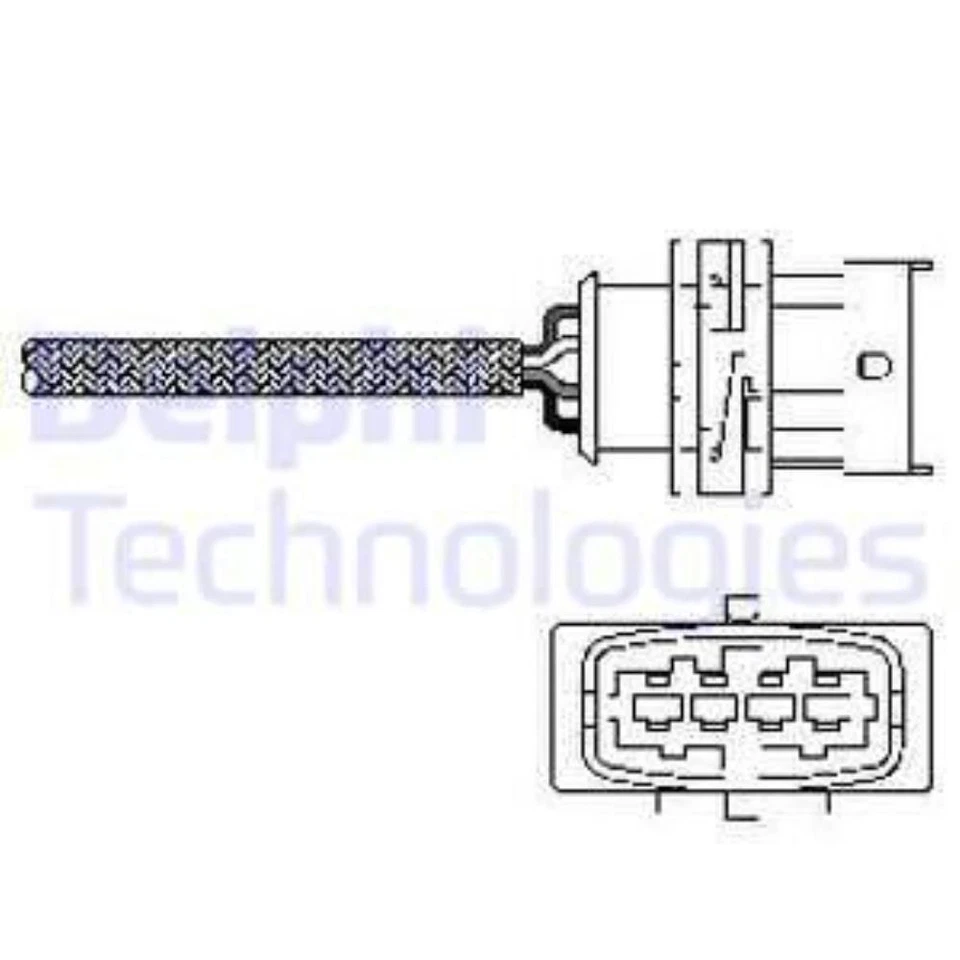 DELPHI Sonda Lambda Ajuste Sonda para Opel Meriva Astra H 1.6 ES10789-12B1 - Imagen 1 de 1