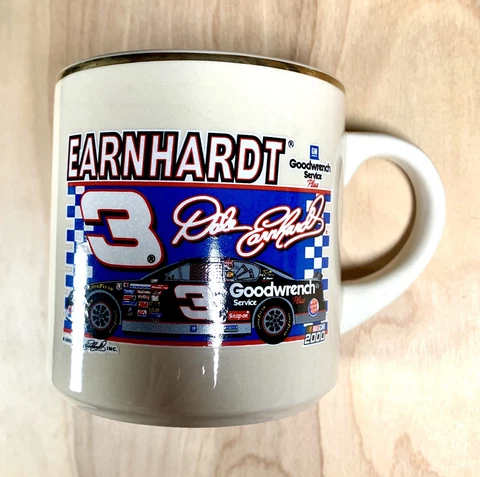 Dale Earnhardt Sr Collectors Coffee Mug New Never Used Nascar Cover