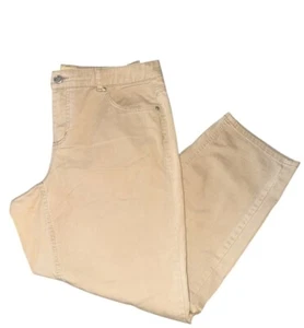 Just My Size Classic Fit Straight Jeans Womens Plus 16W Short Beige Stretch JMS - Picture 1 of 9