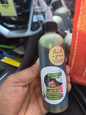 Yvrose Hair Growth Oil Organic Homemade Very Good For Hair Growth  Foto 1 de 4