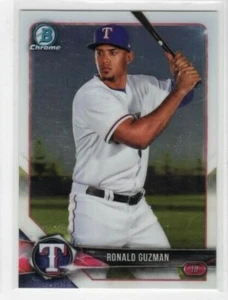 Ronald Guzman 2018 Topps Bowman Chrome Prospect #BCP122 Texas Rangers - Picture 1 of 1