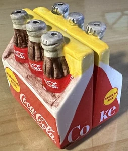 Vintage 1997 Coca-Cola Bottles Salt & Pepper Shakers - Coke Decor Shakers - Picture 1 of 7