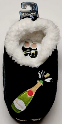 Zapatillas de relajación Snoozies súper suaves champán talla pequeña 5/6 (totalmente nuevas) Foto 1 de 4