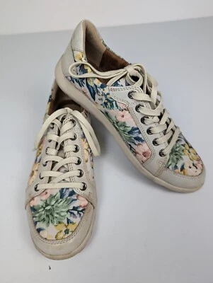 Zapatos Cobb Hill By New Balance Mujer Amalie Zapatillas con Cordones Floral Crema 7.5 Foto 1 de 4