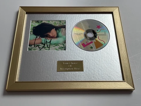 🎶💿⭐️SIGNED/AUTOGRAPHED CAMILA CABELLO - FAMILIA FRAMED CD PRESENTATION🎶💿 ⭐️ Cover