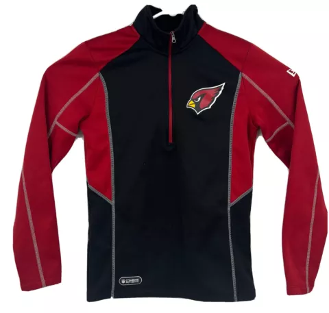 Womens NFL Arizona Cardinals Team Apparel 1/4 Zip Pullover Sweater Small Cover