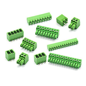 3.81MM Cable Plug Screw Terminals Block PCB Connector 2-12 Pin 3D Printer KF2EDG