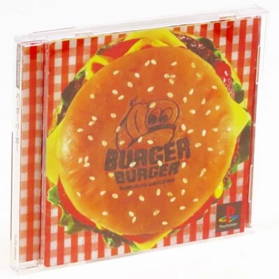 BURGER BURGER PS1 Sony Japan Import PlayStation  NTSC-J look somewhat used - Image 1 of 2