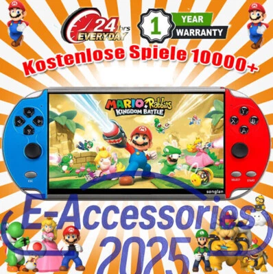 X7 8GB Console di Gioco Portatile MP4 7" Console per Videogiochi - Immagine 1 di 4