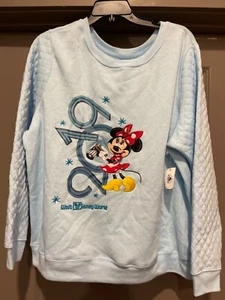 NWT Minnie Mouse Sweatshirt Light Blue Walt Disney World 2019 size Womens 1X - Bild 1 von 3