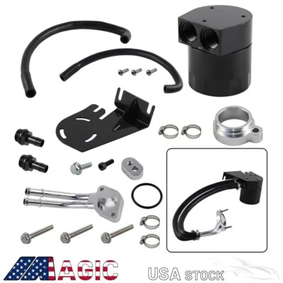 Bote de captura de aceite deflector para Ford F-250 F-350 Super Duty 2011-2016 6,7 L Powerstroke Foto 1 de 4