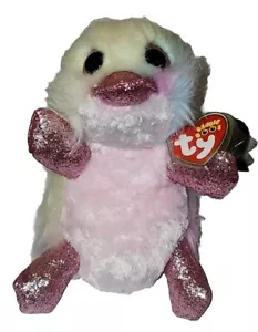 Ty Beanie Boos PETUNIA the Rainbow Platypus 1st Version 6" NEW MWMTs Plush Toy - Picture 1 of 12