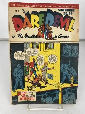 Daredevil Comics #44 (Lev Gleason 1947) -- Superhéroe de la Edad de Oro Foto 1 de 2