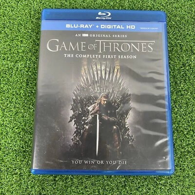 Game Of Thrones Complete First Season (Bluray, 2011) 5-Disc Set Foto 1 de 4