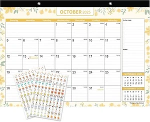 Desk Calendar 2025-2026, Large Monthly Calendar 17"X12" (Jan.2025-Jun.2026), 18 - Picture 1 of 3