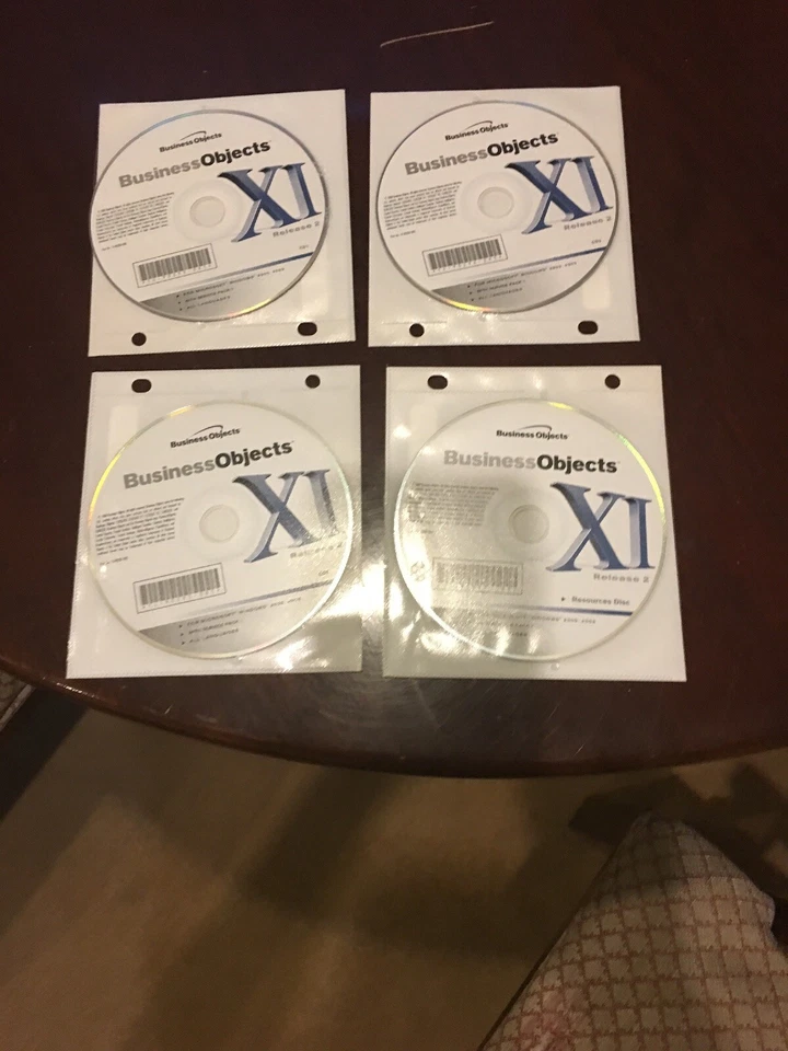 Business Objects XI Release2 With Service Pack 1. Never Used. CD1,CD2,CD3,Rsr CD - Image 1 of 4