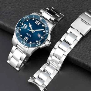 21mm Stainless Steel Watch Band Strap For Longines Master L3.642.4 781 Bracelet - Picture 1 of 6