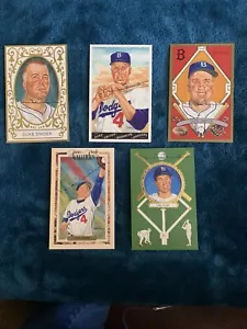 ALL 5 DUKE SNIDER SIGNED PEREZ STEELE MASTER WORKS CARDS MINT - Picture 1 of 7