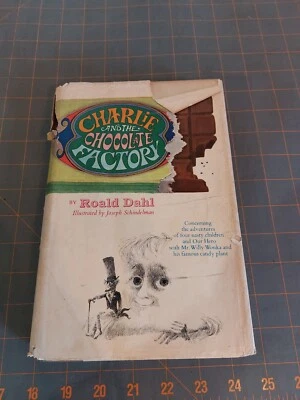 Charlie and the Chocolate Factory Roald Dahl 1st Edition 1964 Dust Jacket Book Foto 1 de 4