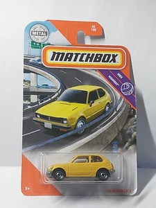 Matchbox 1/64 π¨π΅ 1976 Honda CVCC #45/100 mainline 2020 - Foto 1 di 5
