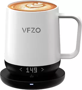 Smart Mug,Self Heating,Temperature-Controlled, Self-Heating Coffee Mug.Led Real- - Picture 1 of 7