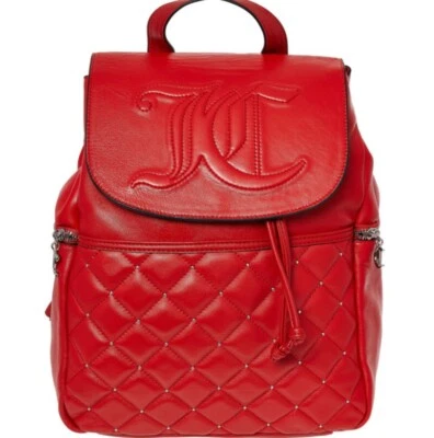 Mochila de cuero roja JUICY COUTURE JBH5123 Foto 1 de 3