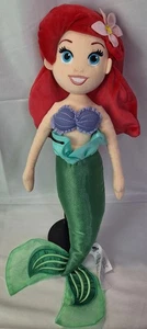 Peluche pupazzo peluche Disney Store principessa Ariel film Sirenetta giocattolo rosso - Foto 1 di 6