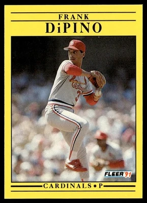 1991 Fleer Frank DiPino St. Louis Cardinals #632 - Image 1 of 2
