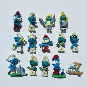 Vintage Smurfs Figurines Kinder Surprise Toys Smurf Bundle Bulk Lot Collectable - Picture 1 of 4
