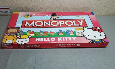 Hello Kitty Monopoly Collector's Edition, Hasbro, USAOpoly 2010, Complete - Image 1 of 4