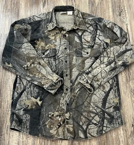 Vintage Rare Sample FiveBrother Realtree Hardwoods Camo 20-200 Shirt Large Flannel - Bild 1 von 13