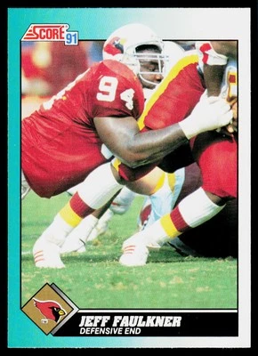 Jeff Faulkner, 1991 Score Supplemental, #47T, Phoenix Cardinals, RC - Image 1 of 2